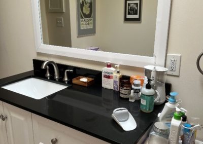 Photo of before bathroom remodel